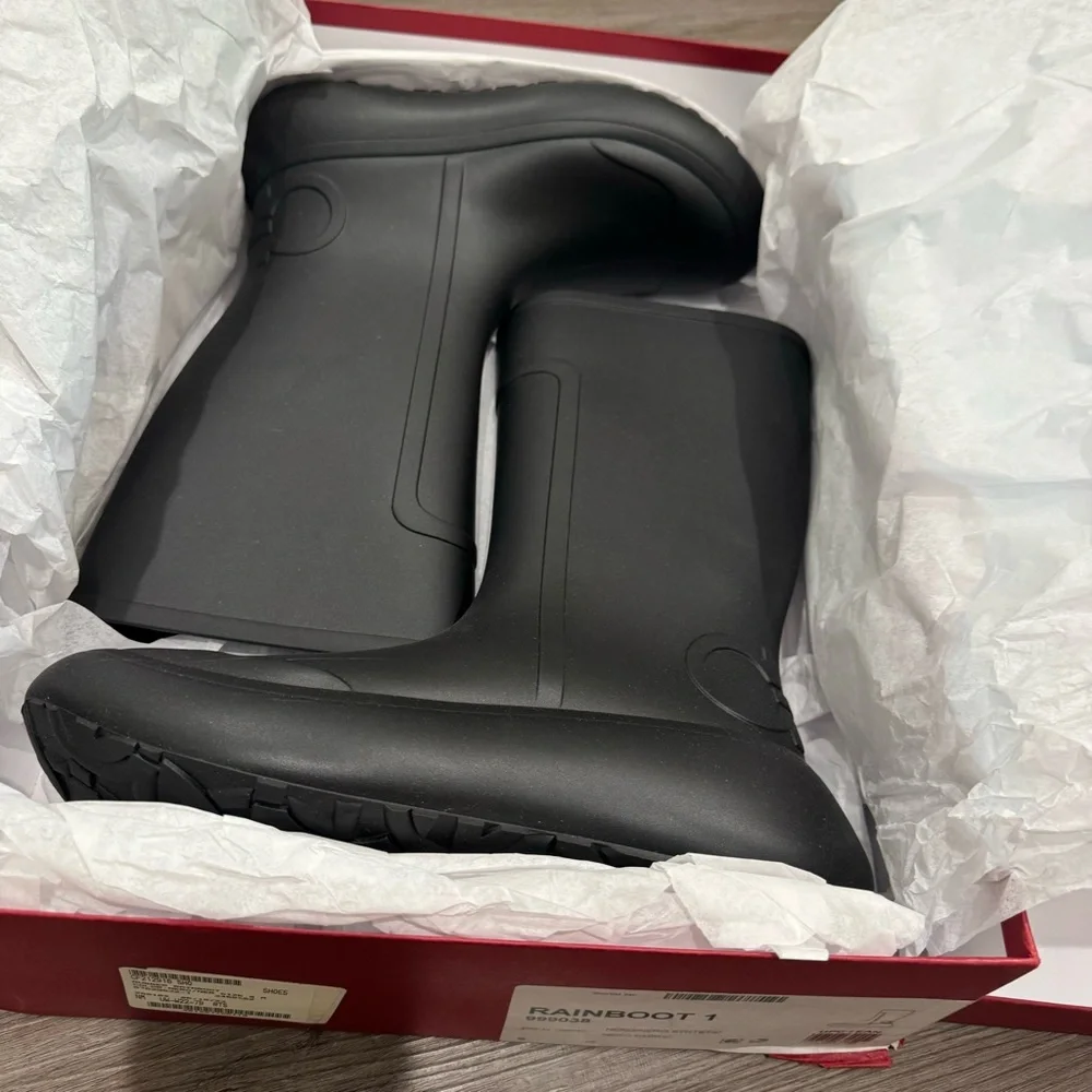 Salvatore Ferragamo Gancini Logo Rubber Rainboots